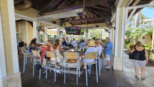 Outriggers Tiki Bar & Grille in New Symrna Beach, Florida